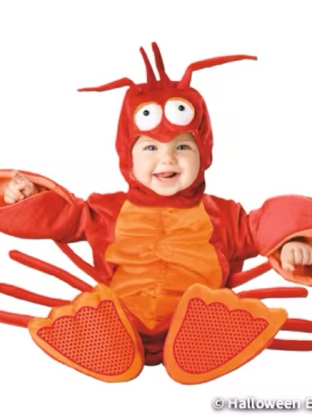 🦞 Adorable Toddler Lobster Halloween Costume – Estimated Size 3T 🦞